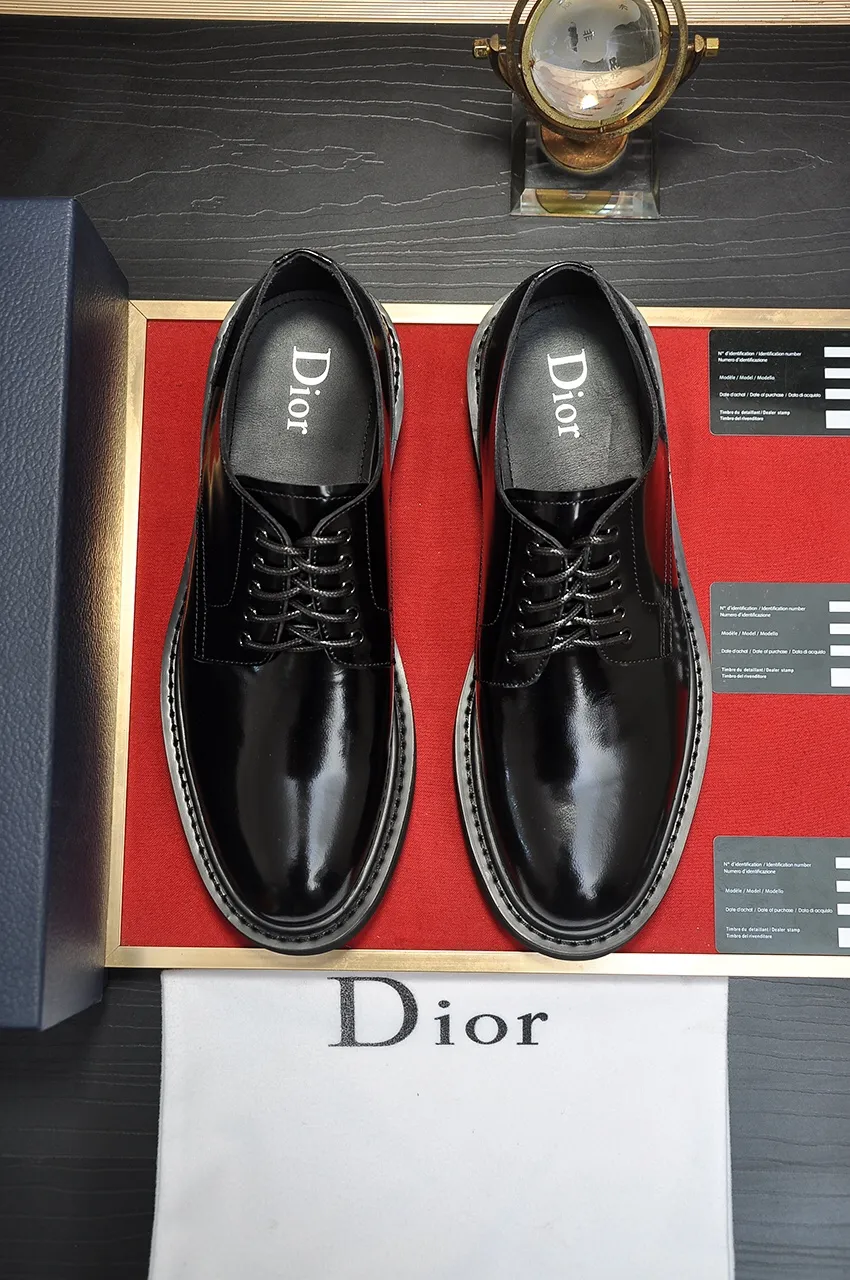 Men's shoes 💰700💶[Dior] (water-dyed cowhide lining) Dior original 1:1 high-quality factory, imported original materials, imported raw cowhide, water-dyed cowhide lining, original TPU outsole, code number: 39-44 (customized at 38.45)